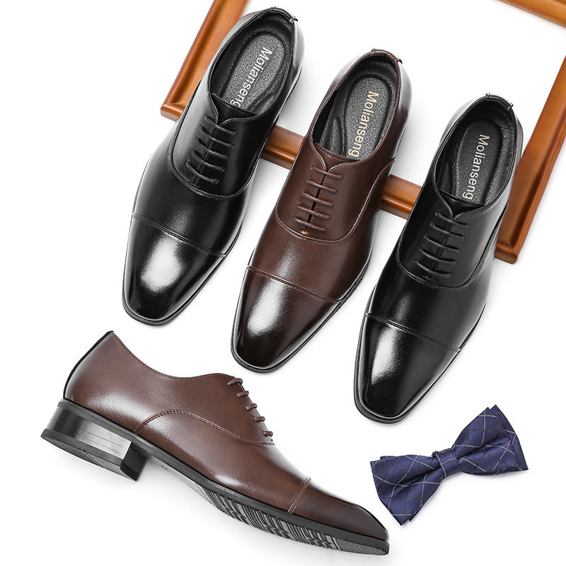 Elegante Leren Oxfords voor Heren – Zakelijke Schoenen
