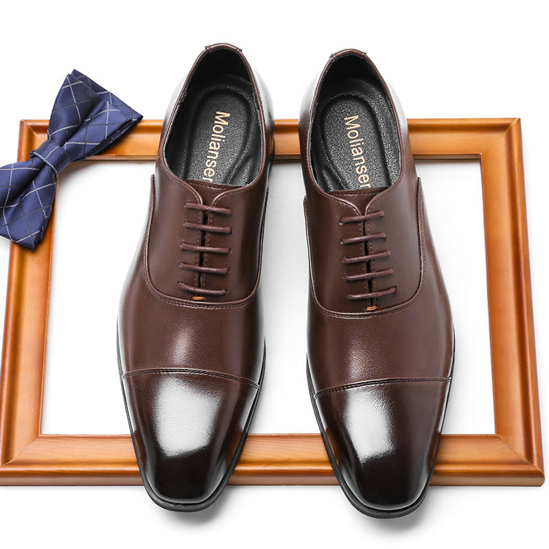 Elegante Leren Oxfords voor Heren – Zakelijke Schoenen