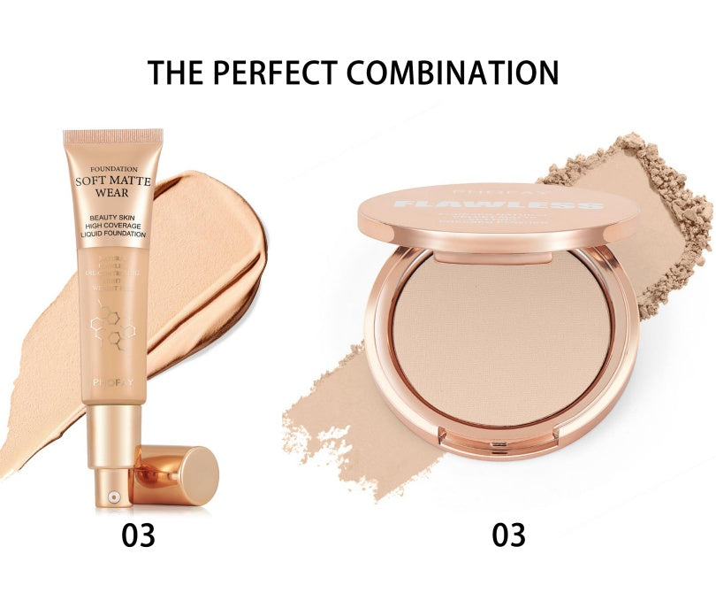 PHOFAY Matte Setting Powder – Zijdeachtige, Matterende Afwerking