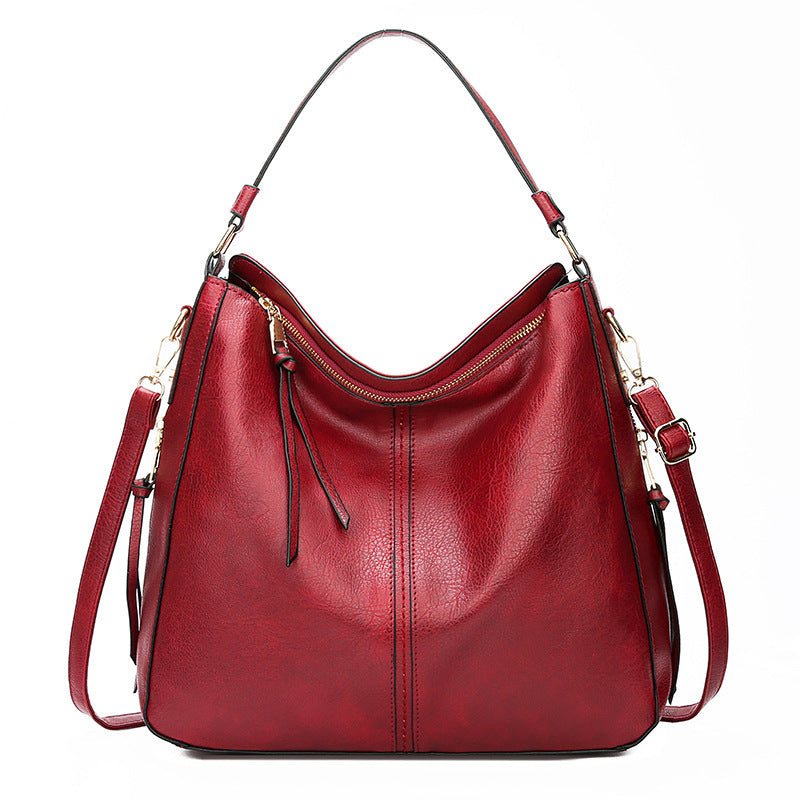 Leren Hobos Bucket Bag – Verstelbare Schoudertas