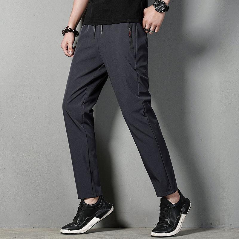 Heren Slim Fit Broek – Dunne Stretch Casual Pantalon