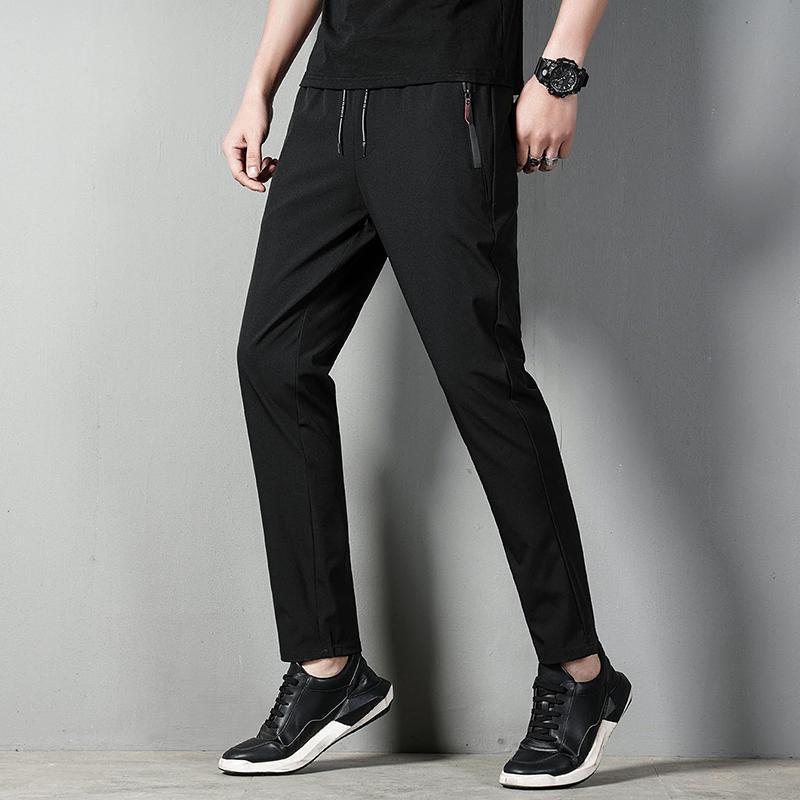Heren Slim Fit Broek – Dunne Stretch Casual Pantalon