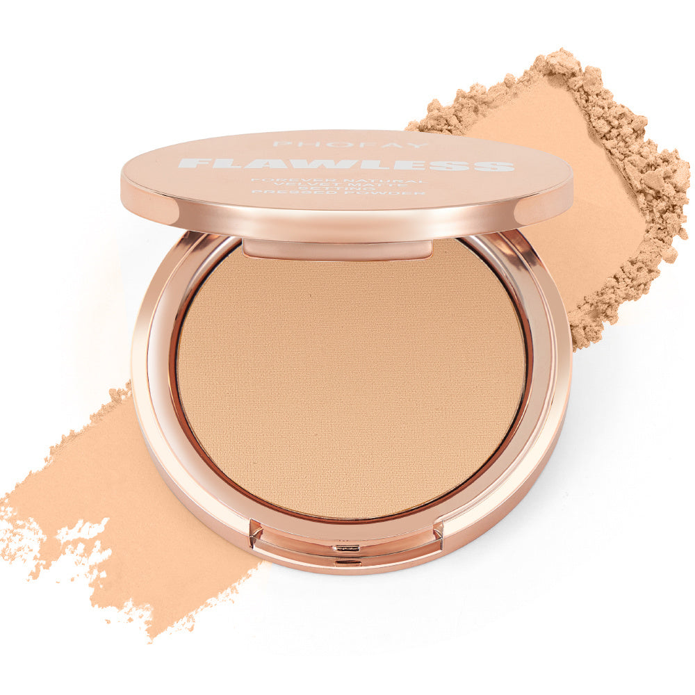 PHOFAY Matte Setting Powder – Zijdeachtige, Matterende Afwerking