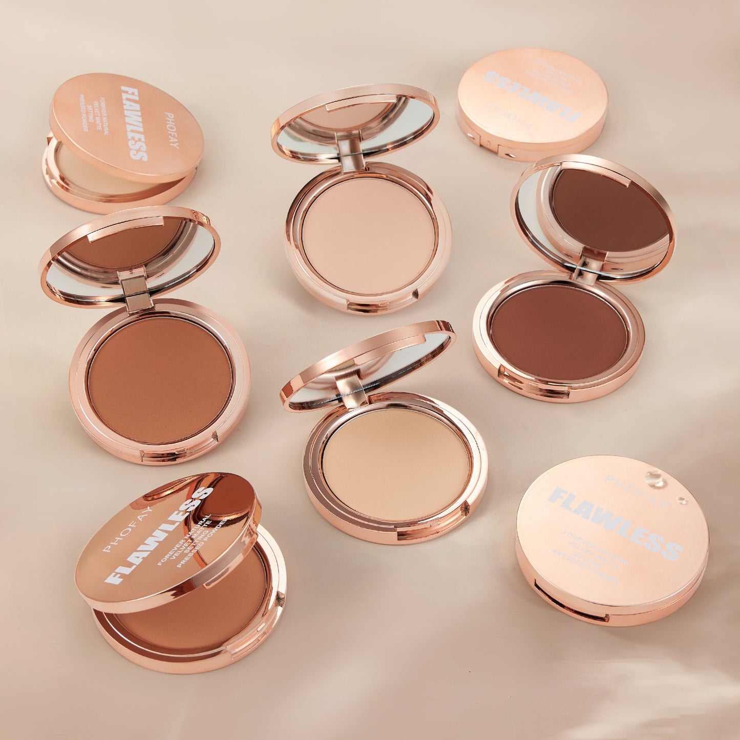 PHOFAY Matte Setting Powder – Zijdeachtige, Matterende Afwerking