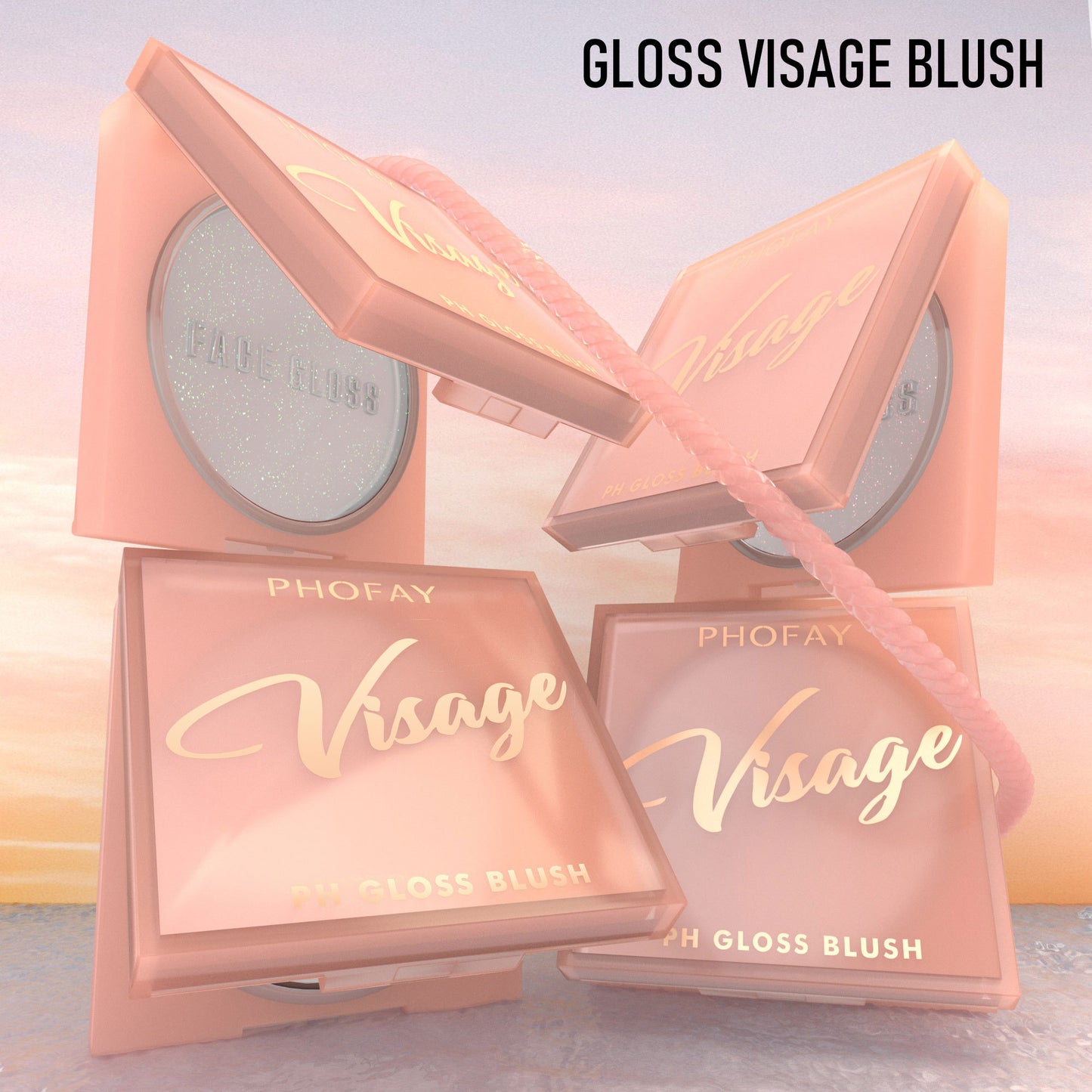 PHOFAY Gloss Visage Blush – Stralende Glow & Natuurlijke Blos