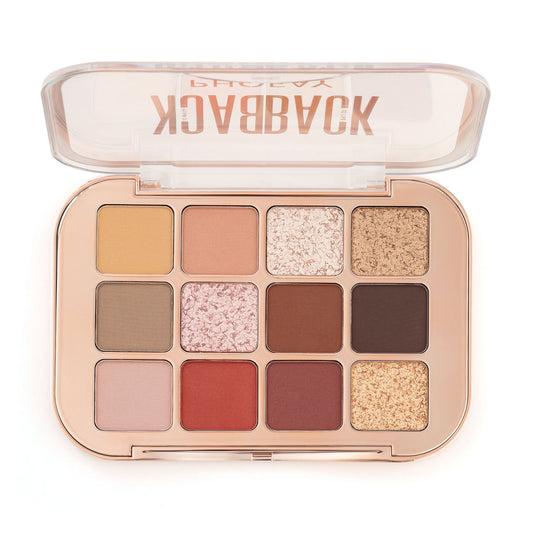 PHOFAY Oogschaduwpalette – 12 Kleuren | Matte & Shimmer Finish