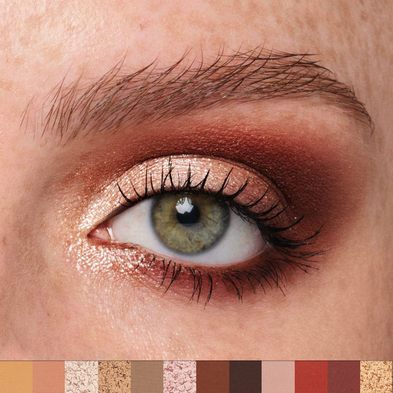 PHOFAY Oogschaduwpalette – 12 Kleuren | Matte & Shimmer Finish