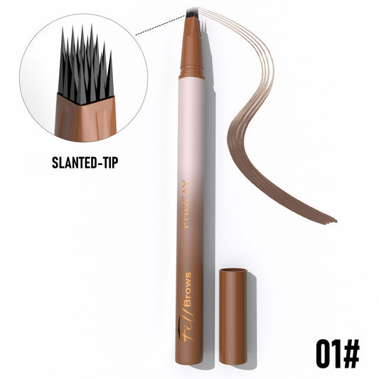 PHOFAY Waterproof Brow Pencil – Natuurlijke Vorm & Langhoudende Fixatie