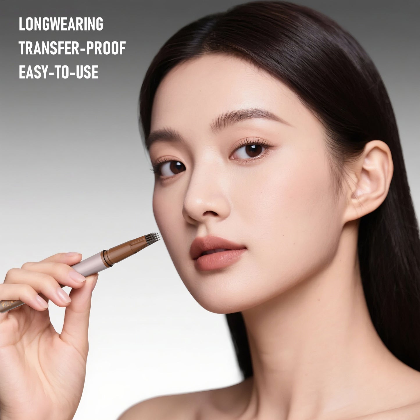 PHOFAY Waterproof Brow Pencil – Natuurlijke Vorm & Langhoudende Fixatie