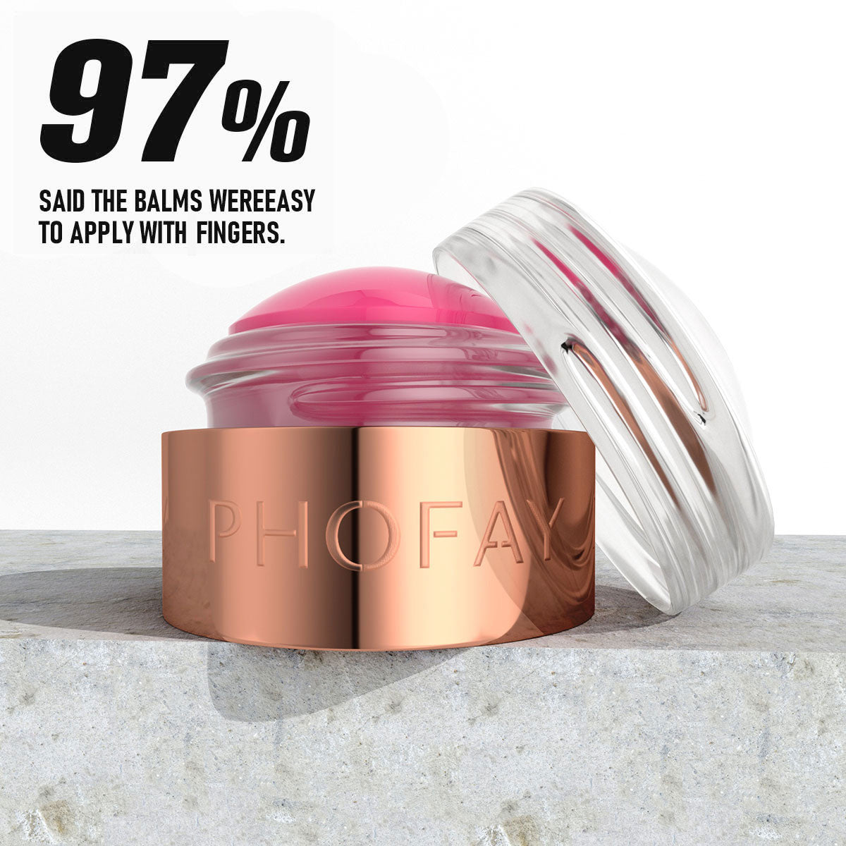 PHOFAY Mousse Blush Cream – Zijdezachte, Hydraterende Blush