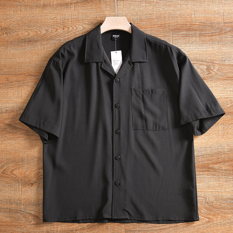 Men's Lightweight Breathable Quick-drying Loose Short Sleeve Shirt