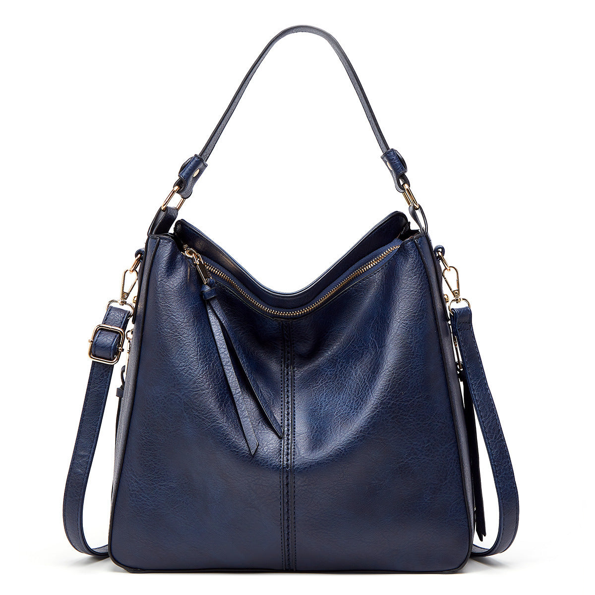Leren Hobos Bucket Bag – Verstelbare Schoudertas