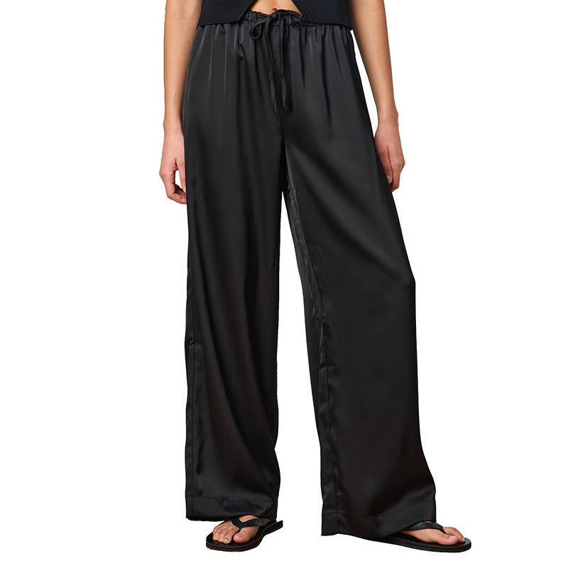 Lace-up Wide-Leg Broek – Damesmodel