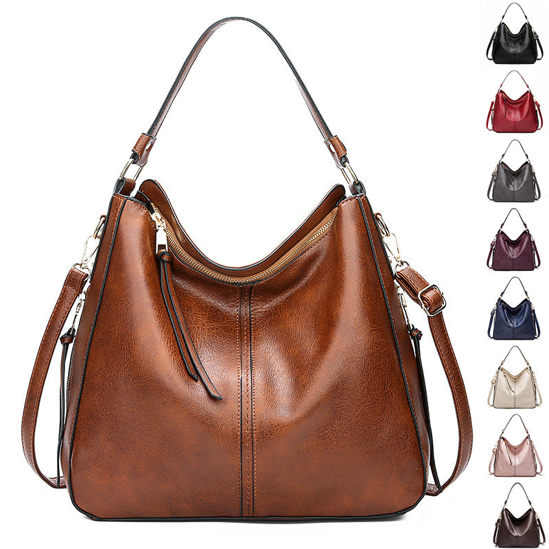 Leren Hobos Bucket Bag – Verstelbare Schoudertas