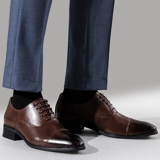 Elegante Leren Oxfords voor Heren – Zakelijke Schoenen