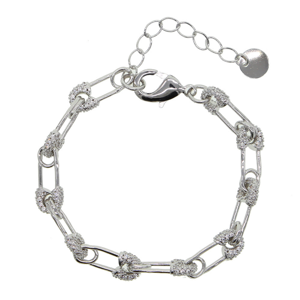 Pin Zircon Armband – Hip Hop Fashion Trend