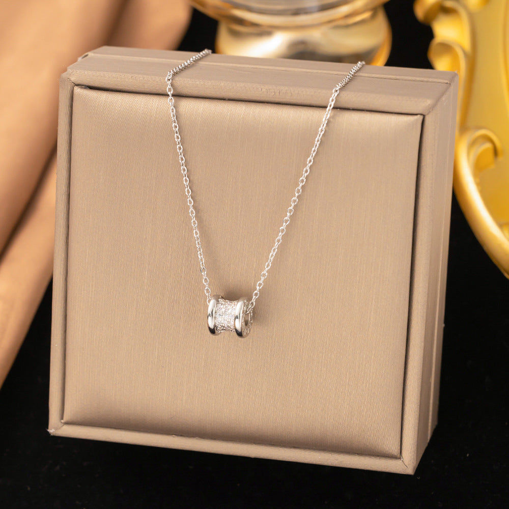 Skin-friendly High-end Titanium Stalen Ketting – Simpel & Modieus, Kleurvast