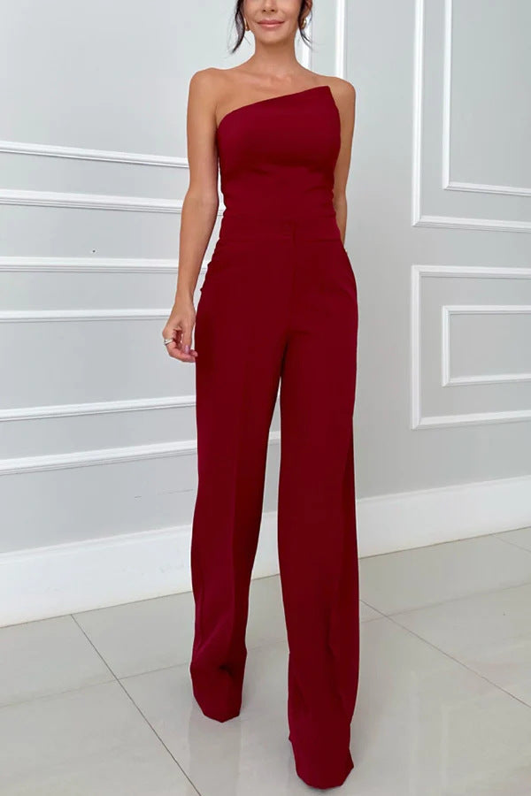 Zomerset zonder Mouwen – Bandeautop & Wijde Broek