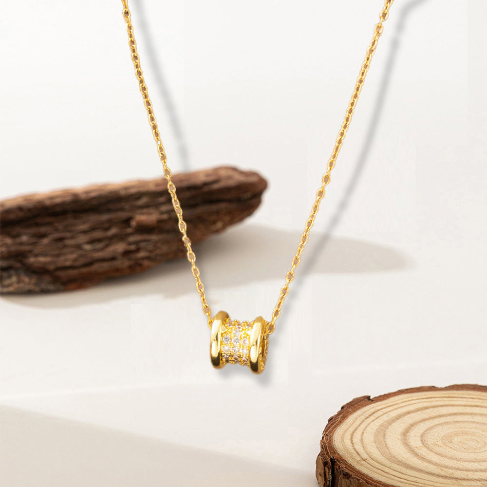 Skin-friendly High-end Titanium Stalen Ketting – Simpel & Modieus, Kleurvast