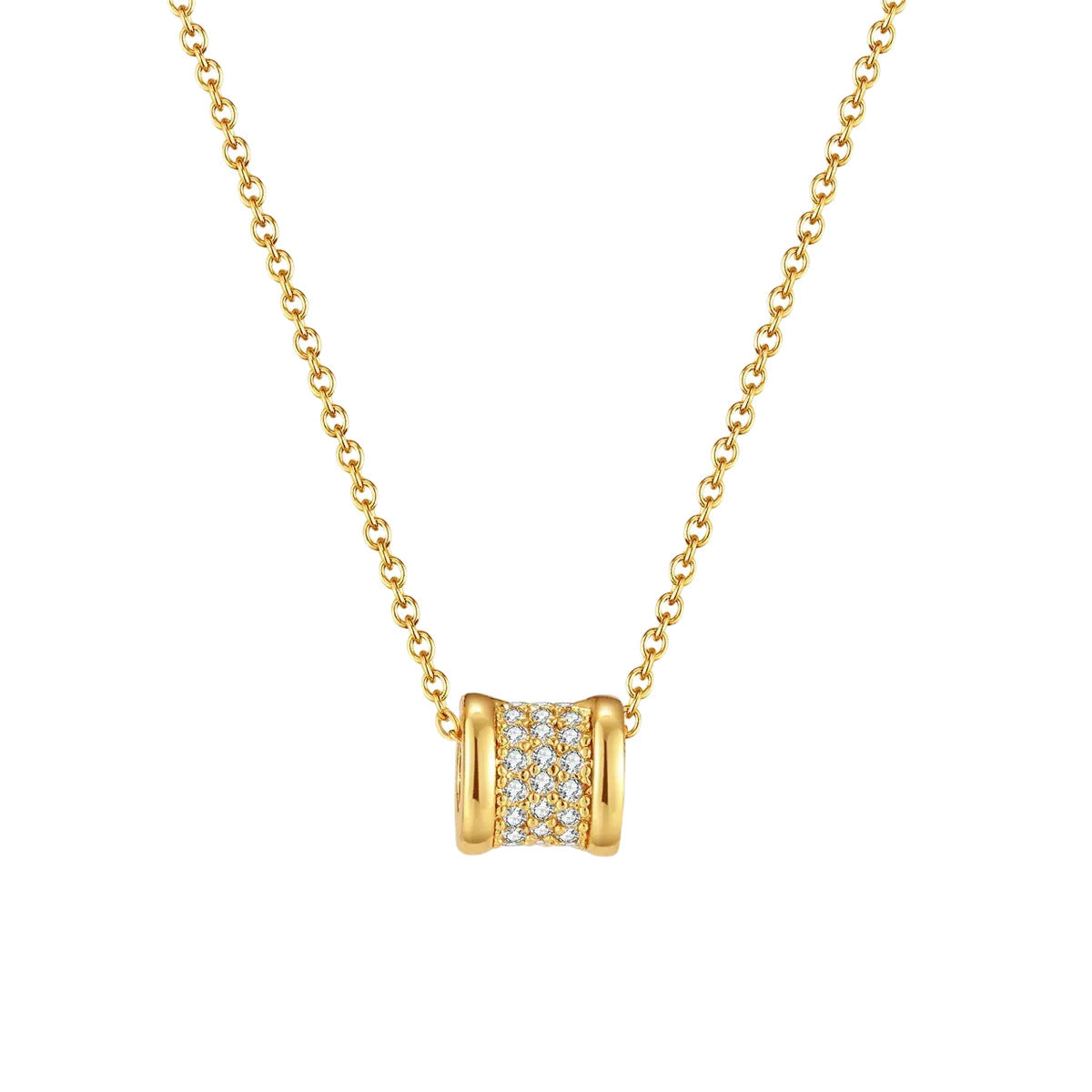 Skin-friendly High-end Titanium Stalen Ketting – Simpel & Modieus, Kleurvast