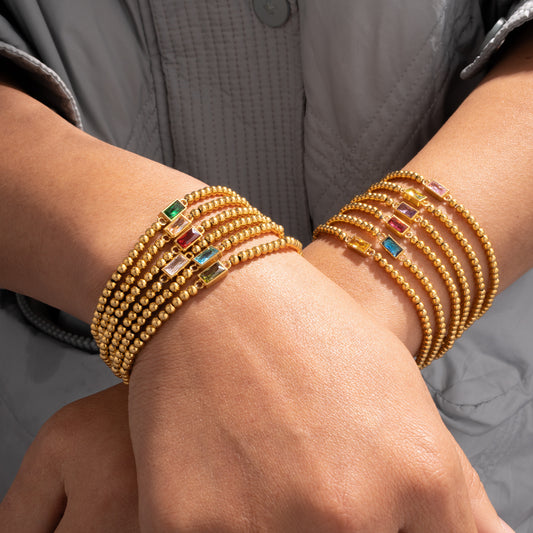 Trendy Geboortesteen Armband – Elegante Damesarmband met Betekenis